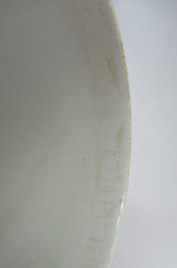 Antique Blue and White Ceramic Chemist Apothecary Lidded Pot