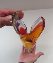 Load image into Gallery viewer, 1960s Hineri Iwatsu Japanese Glass Handkerchief Vase
