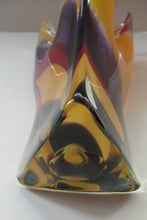 Load image into Gallery viewer, 1960s Hineri Iwatsu Japanese Glass Handkerchief Vase

