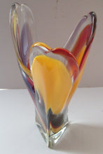 Load image into Gallery viewer, 1960s Hineri Iwatsu Japanese Glass Handkerchief Vase
