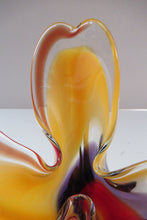Load image into Gallery viewer, 1960s Hineri Iwatsu Japanese Glass Handkerchief Vase
