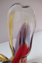 Load image into Gallery viewer, 1960s Hineri Iwatsu Japanese Glass Handkerchief Vase
