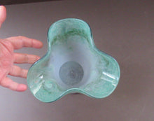 Load image into Gallery viewer, 1950s Scottish Art Glass Vase by Vasart Green
