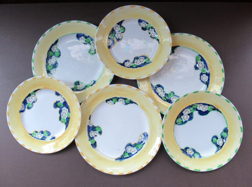 1920s BOUGH POTTERY Side Plates Elizabeth Amour Scottish