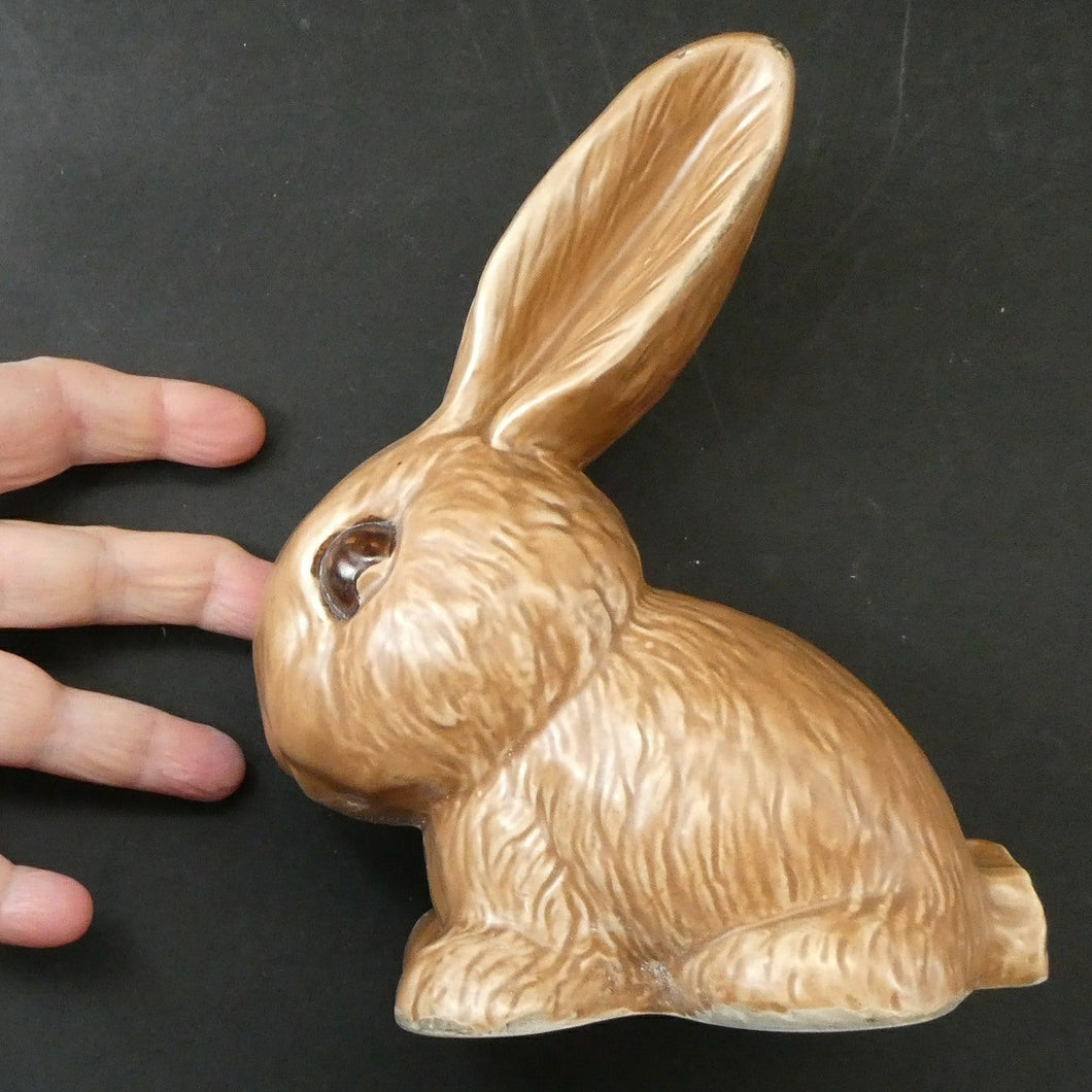 Rare 1930s Cotton Wool Tail Sylvac Rabbit Dark Beige 1026