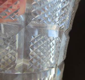 FRENCH (probably Baccarat) Cut Crystal Ice Pail with Gilt Bronze / Ormolu Mounts and Lion Paws Feet. 5 1/4 inches