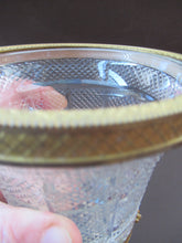 Load image into Gallery viewer, French Ice Pail Bucket Crystal Glass with Gilt Metal Mounts Lion Feet
