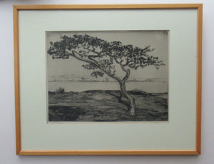 Pencil Signed Etching by John Rankine Barclay Scottish Art