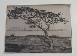 Pencil Signed Etching by John Rankine Barclay Scottish Art