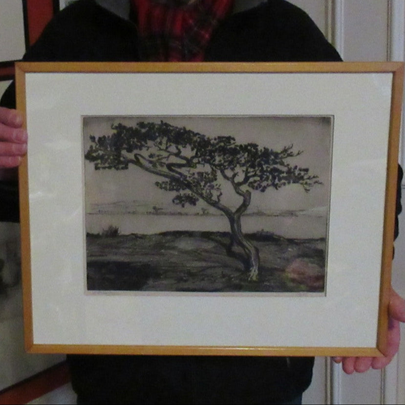 Pencil Signed Etching by John Rankine Barclay Scottish Art