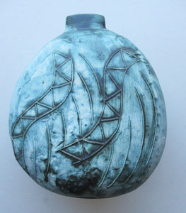 1970s Cornish Carn Pottery Vase by John Beusmans