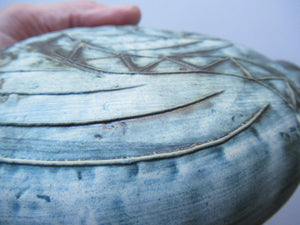 1970s Cornish Carn Pottery Vase by John Beusmans