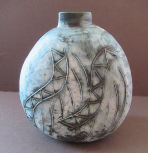 1970s Cornish Carn Pottery Vase by John Beusmans