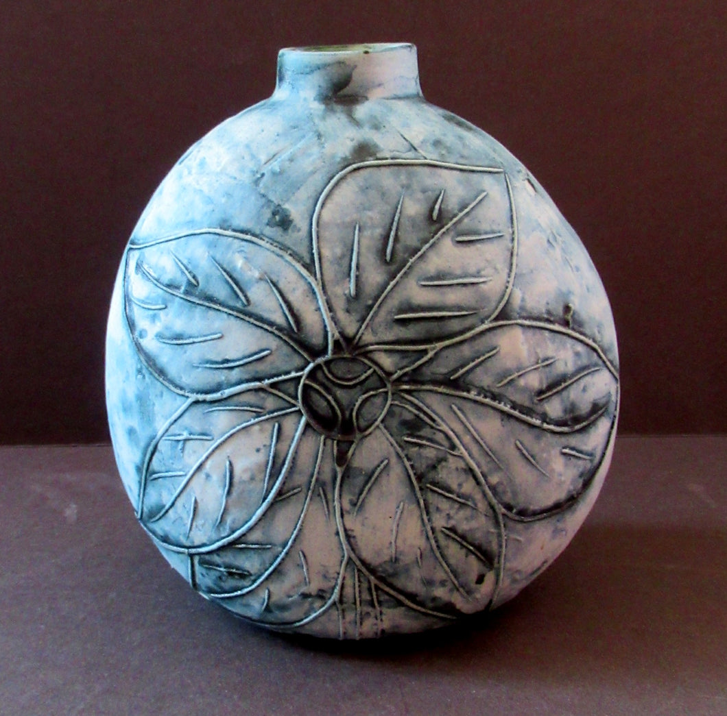 1970s Cornish Carn Pottery Vase by John Beusmans