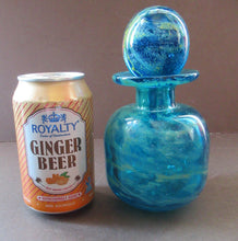 Load image into Gallery viewer, Vintage Mdina Glass Signed Bottle with Ball Stopper
