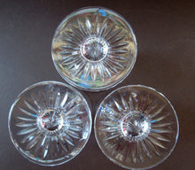 Load image into Gallery viewer, 1980s  Edinurgh Crystal Wine Glasses. Star of Edinburgh Three at 6 inches
