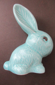 1930s Pale Blue Snub Nosed Sylvac Rabbit 990