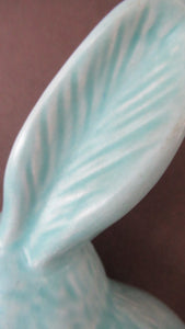 1930s Pale Blue Snub Nosed Sylvac Rabbit 990