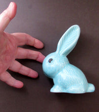 Load image into Gallery viewer, 1930s Pale Blue Snub Nosed Sylvac Rabbit 990
