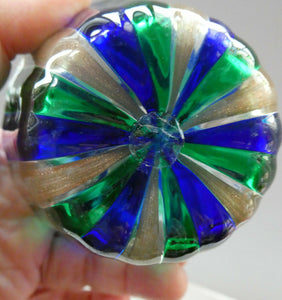 Vintage Murano Glass Perfume Bottle with Fancy Stopper