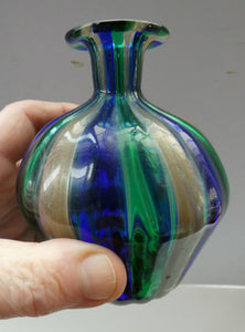 Vintage Murano Glass Perfume Bottle with Fancy Stopper