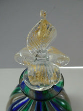 Load image into Gallery viewer, Vintage Murano Glass Perfume Bottle with Fancy Stopper
