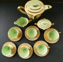 Load image into Gallery viewer, 1930s Carlton Ware (Wiltshaw and Robinson) PARISIENNE coffee set 
