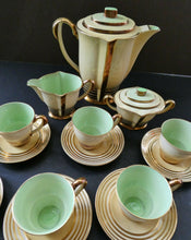 Load image into Gallery viewer, 1930s Carlton Ware (Wiltshaw and Robinson) PARISIENNE coffee set 
