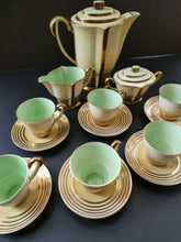Load image into Gallery viewer, 1930s Carlton Ware (Wiltshaw and Robinson) PARISIENNE coffee set 
