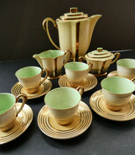 Load image into Gallery viewer, 1930s Carlton Ware (Wiltshaw and Robinson) PARISIENNE coffee set 
