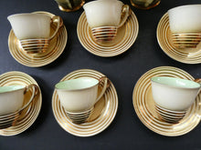 Load image into Gallery viewer, 1930s Carlton Ware (Wiltshaw and Robinson) PARISIENNE coffee set 
