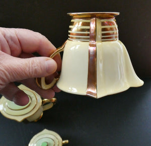 1930s Carlton Ware (Wiltshaw and Robinson) PARISIENNE coffee set 