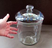 Load image into Gallery viewer, 1920s Scottish Antique Potato Crisps Glass Storage Jar
