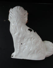 Load image into Gallery viewer, Large Victorian Staffordshire Dogs Copper Lustre Patches. 12 1/2 inches. 1860s
