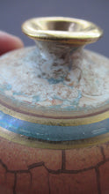 Load image into Gallery viewer, British Studio Pottery Miniature Bottle Vase by Tony Laverick 1990s
