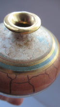 Load image into Gallery viewer, British Studio Pottery Miniature Bottle Vase by Tony Laverick 1990s
