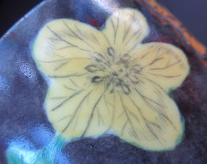 1880s Victorian Scottish Art Pottery. Scottish Lady Artist Haddington Signed Ferme