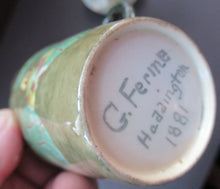 Load image into Gallery viewer, 1880s Victorian Scottish Art Pottery. Scottish Lady Artist Haddington Signed Fermes
