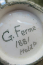 Load image into Gallery viewer, 1880s Victorian Scottish Art Pottery. Scottish Lady Artist Haddington Signed Fermes

