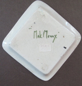 Antique Scottish Studio Pottery Plates: Bough and Mak Merry Designs