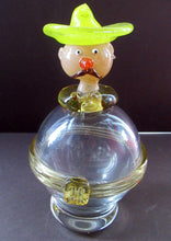 Load image into Gallery viewer, 1950s Vintage Murano Decanter in the Shape of a Mexican Man

