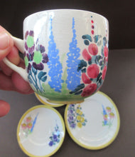 Load image into Gallery viewer, 1920s Scottish Pottery Scottish Lady Painter Trio. Cup, Sauder and Side Plate
