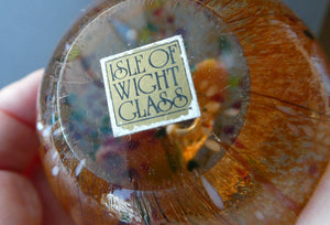 Isle of Wight Vintage Apple Paperweight. Golden Delicious