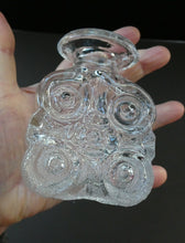 Load image into Gallery viewer, Lars Hellsten Skruf Bottle Vase 1960s Swedish Scandinavian Glass
