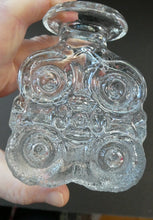 Load image into Gallery viewer, Lars Hellsten Skruf Bottle Vase 1960s Swedish Scandinavian Glass
