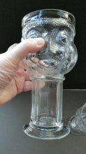 Load image into Gallery viewer, 1960s Lars Hellsten Swedish Glass Skruf Pair Beer Man Glasses
