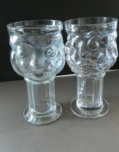 Load image into Gallery viewer, 1960s Lars Hellsten Swedish Glass Skruf Pair Beer Man Glasses
