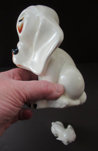 1930s Crown Devon. Pair of Dog Figures Desmond