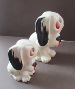 1930s Crown Devon. Pair of Dog Figures Desmond