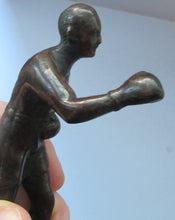 Load image into Gallery viewer, 1930s Bronze Car Mascot of a Boxer or Boxing Figure
